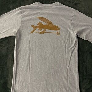 Patagonia Long-Sleeved Flying Fish Logo T-Shirt